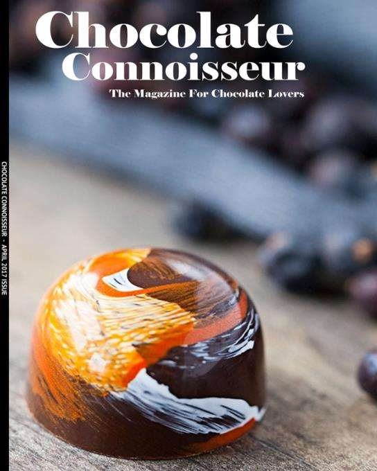 A Chocolate Connoisseur print advertisement for Nespresso Chocolate.